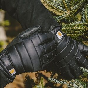 Carhartt Brown Quilted Insulated women’s Winter Gloves